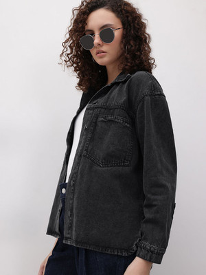 Roadster Full Sleeve Solid Women Jacket
