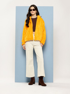 MUHURATAM Full Sleeve Self Design Women Jacket