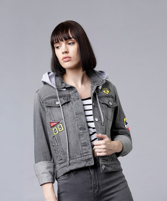 Tokyo Talkies Full Sleeve Washed Women Jacket