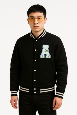 Damler Trennding Full Sleeve Solid, Applique Men Jacket