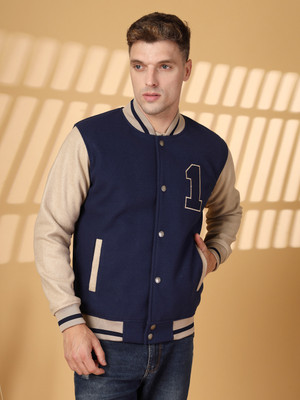 CHKOKKO Full Sleeve Solid Men Jacket