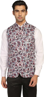 TAHVO Sleeveless Printed Men Jacket