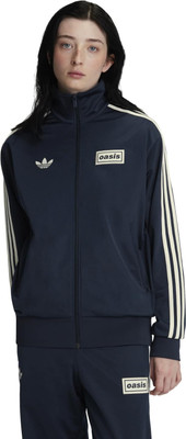 ADIDAS Full Sleeve Printed, Striped Men Jacket