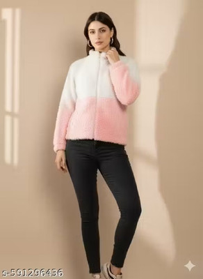 USA Fantasy Full Sleeve Colorblock Women Jacket