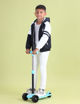 U.S. POLO ASSN. Full Sleeve Colorblock Baby Boys Jacket