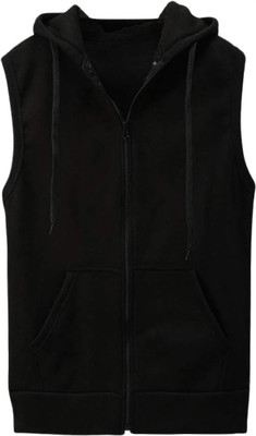RRSFASHIONMART Sleeveless Solid Women Jacket