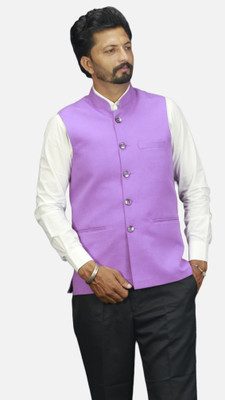 gargian master cut Sleeveless Solid Men Jacket