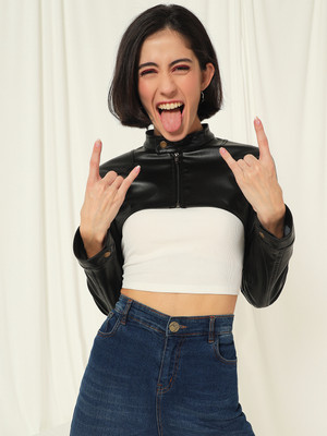 TANDUL Full Sleeve Solid Women Jacket