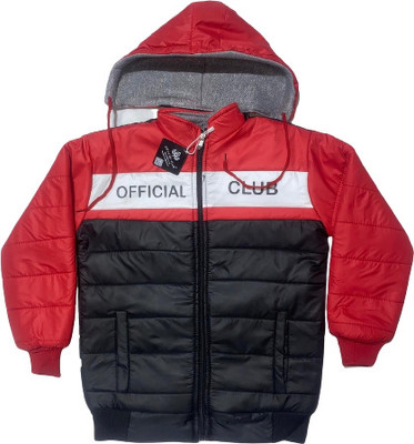 official club Full Sleeve Self Design Boys Jacket