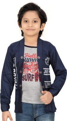 FASHION GRAB Full Sleeve Printed Boys Jacket