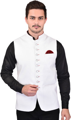 Auraloom Sleeveless Solid Men Jacket