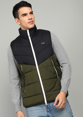 JACK & JONES Sleeveless Colorblock Men Jacket