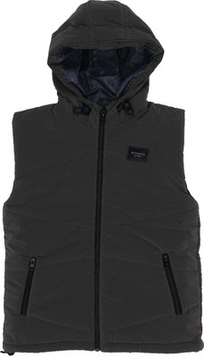 Status Quo Sleeveless Solid Boys Jacket