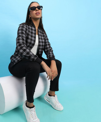 CAMPUS SUTRA Full Sleeve Checkered Women Jacket