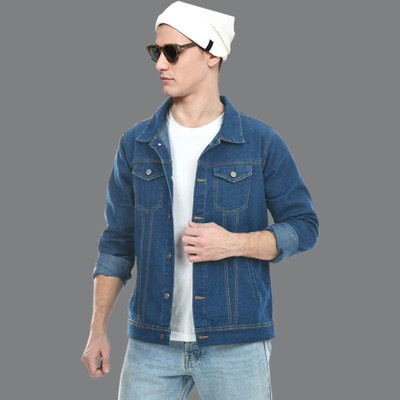 Masterly Weft Full Sleeve Self Design Men Denim Jacket