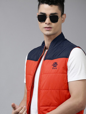 U.S. POLO ASSN. Sleeveless Colorblock Men Jacket