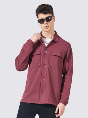 MANIAC Full Sleeve Self Design Men Jacket