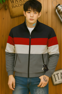 Jammy & Kammo Full Sleeve Colorblock Men Jacket