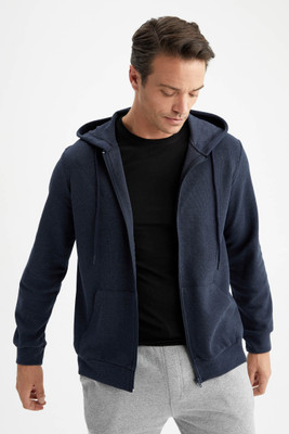 defacto Full Sleeve Solid Men Jacket