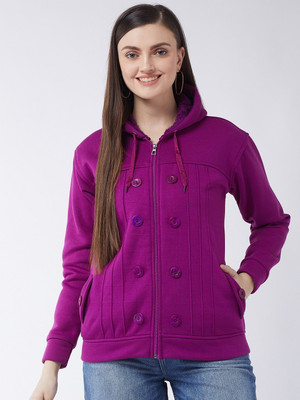 Pivl Full Sleeve Solid Women Jacket