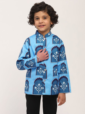 Spunkies Full Sleeve Printed Boys Jacket