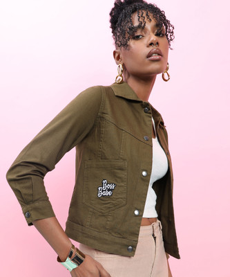 CAMPUS SUTRA Full Sleeve Self Design Women Jacket