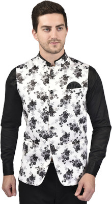 PRINTCULTR Sleeveless Printed Men Jacket