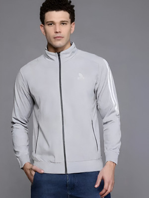 CADMON Full Sleeve Solid, Striped Men Jacket