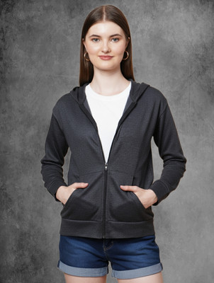 Ddaspration Full Sleeve Solid Women Jacket
