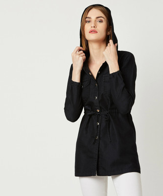 Miss Chase Full Sleeve Solid Women Denim Jacket