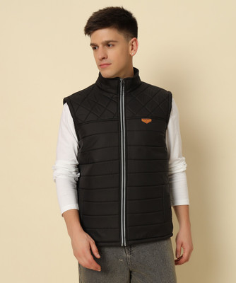ZEPPI Sleeveless Self Design Men Jacket