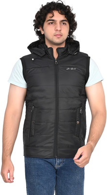 FABARSH Half Sleeve Solid Men Jacket
