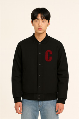 Crossbone Full Sleeve Graphic Print Men Jacket