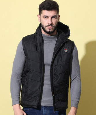 ZEPPI Sleeveless Solid Men Jacket