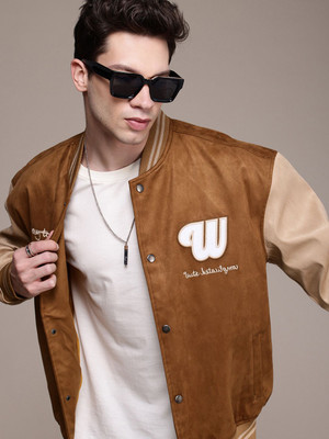 WROGN Full Sleeve Self Design Men Jacket