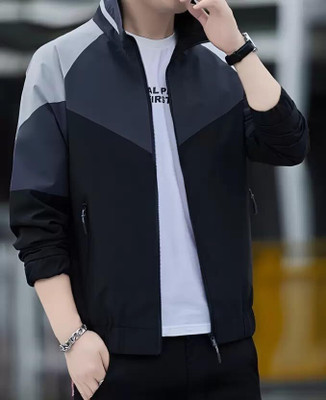 SAVINGMART COLLECTIONS Full Sleeve Colorblock Men Jacket