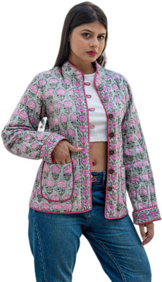 Navyas Fashion Full Sleeve Floral Print Women Jacket