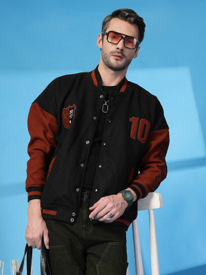 CHKOKKO Full Sleeve Colorblock Men Jacket