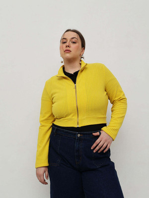 CURVY STREET Full Sleeve Solid Women Jacket