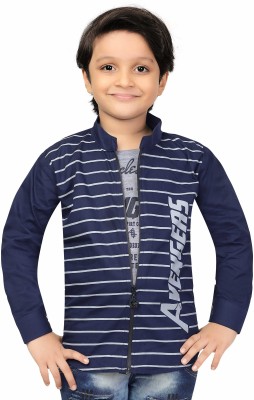 FASHION GRAB Full Sleeve Printed Boys Jacket