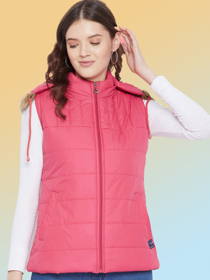 VERO MODERNO Sleeveless Self Design Women Jacket