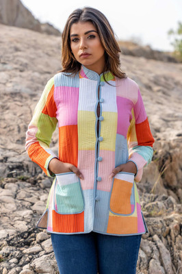 Navyas Fashion Full Sleeve Floral Print Women Jacket