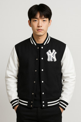 Damler Trend Full Sleeve Colorblock Men Jacket
