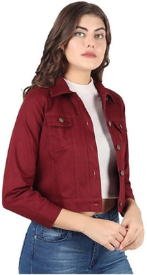 MyraCollections 3/4th Sleeve Solid Women Denim Jacket