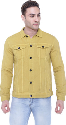 KUONS AVENUE Full Sleeve Solid Men Denim Jacket