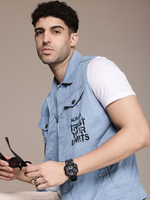 Roadster Sleeveless Printed Men Jacket