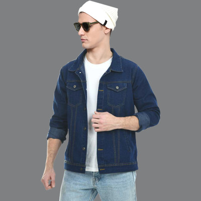 Masterly Weft Full Sleeve Solid Men Denim Jacket
