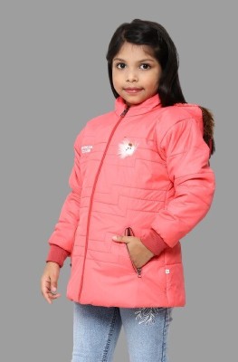 official club Full Sleeve Printed Baby Girls Jacket