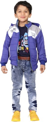 horbe Full Sleeve Self Design Baby Boys Jacket