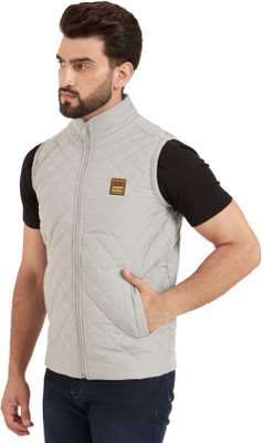 ARDLOR Sleeveless Self Design Men Jacket
